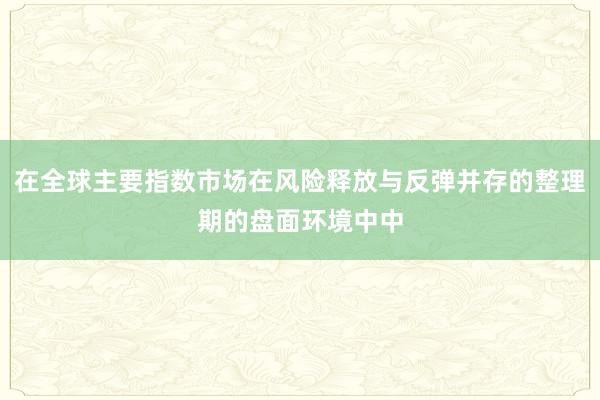 在全球主要指数市场在风险释放与反弹并存的整理期的盘面环境中中