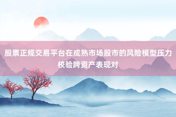 股票正规交易平台在成熟市场股市的风险模型压力校验跨资产表现对
